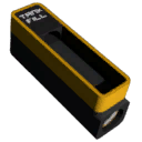 Gas tank storage laying on a ground