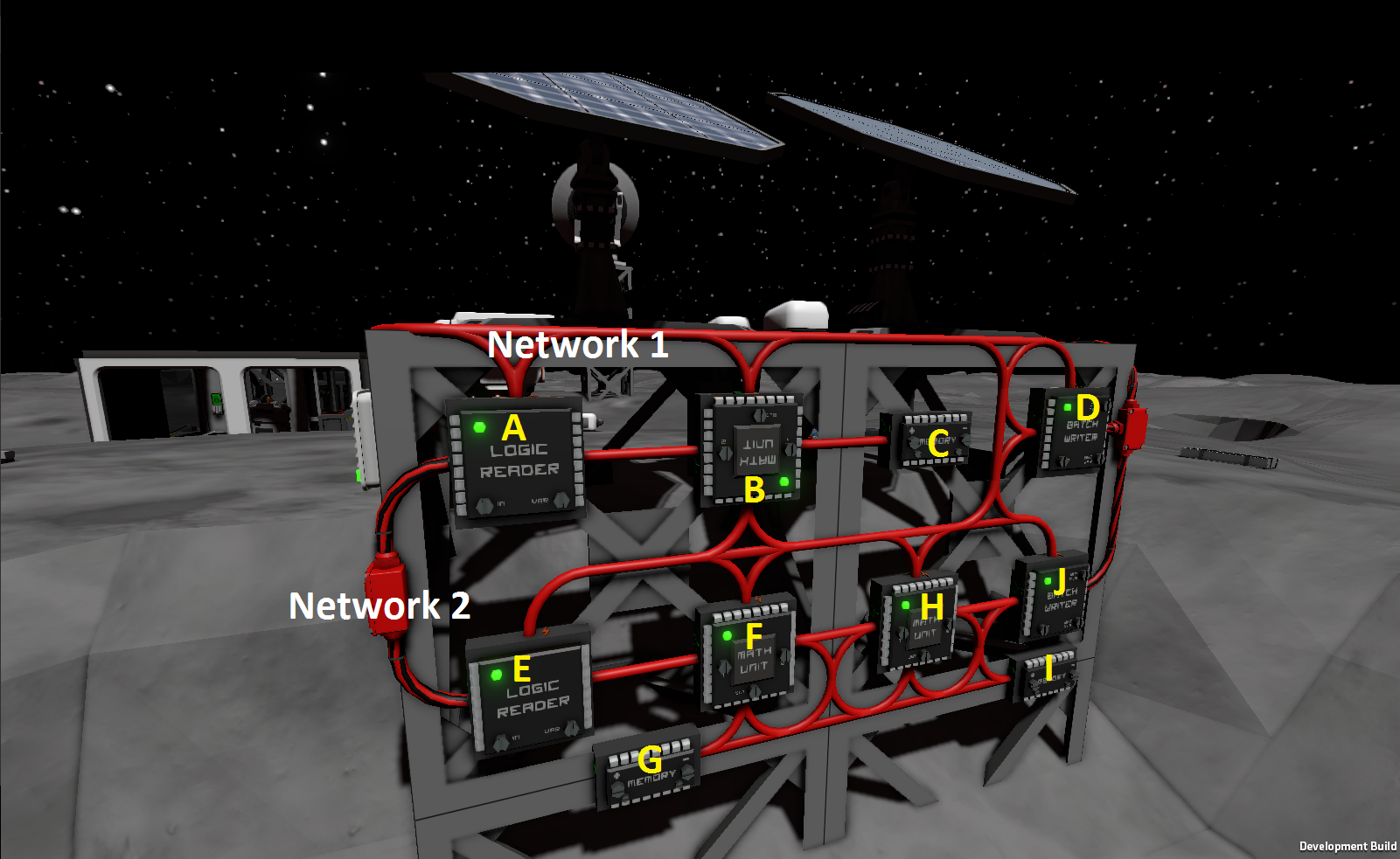 Screenshot of logic gate control setup for 2-axis tracking for solar panels